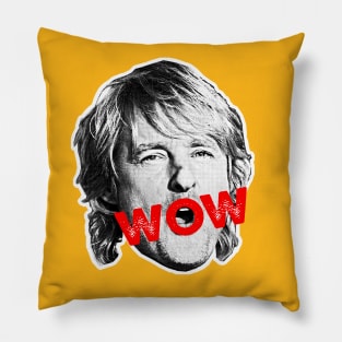 Owen Wilson / WOW Meme Design Pillow