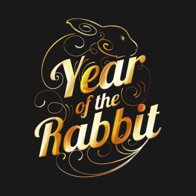 Year Of The Rabbit 2023 Logo For Chinese New Year by SinBle