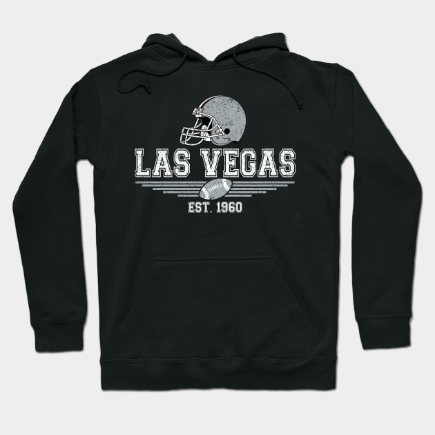 LV Retro Football - White - Raiders - Hoodie