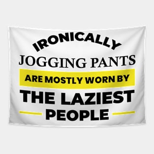 Funny Humor Laziest People Quote Tapestry