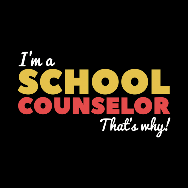 School Counselor Funny by TheBestHumorApparel