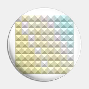 Light Khaki Yellow Abstract Low Polygon Background Pin