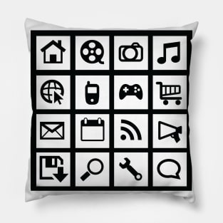 Web Icons Pillow