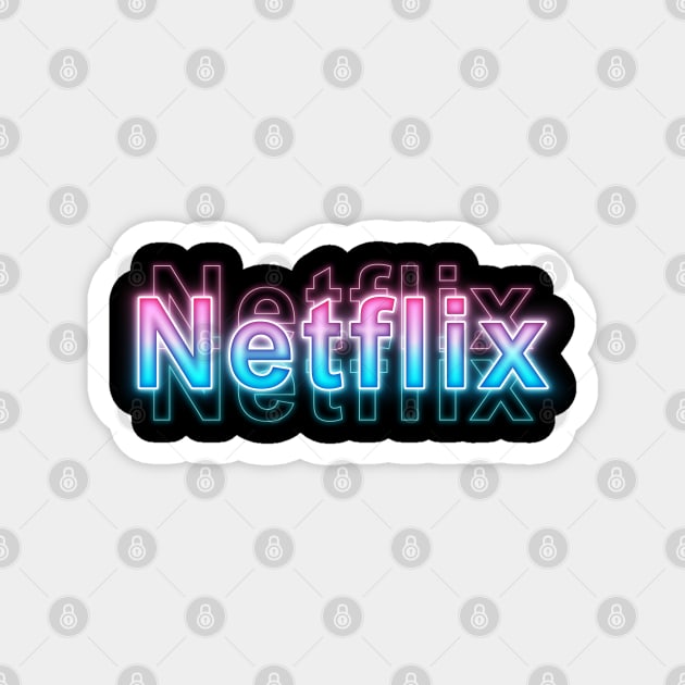 Netflix Magnet by Sanzida Design