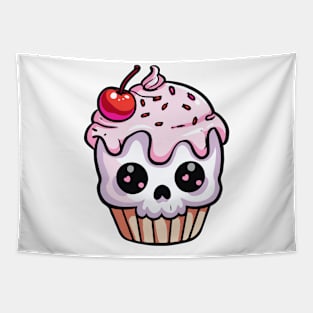 skull cupcake Tapestry