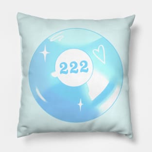 222 Angel Number Pool Ball Pillow