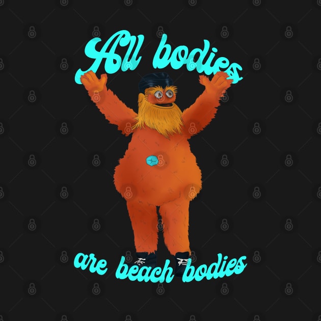 All Bodies Feminist Streaking Gritty by fiatluxillust