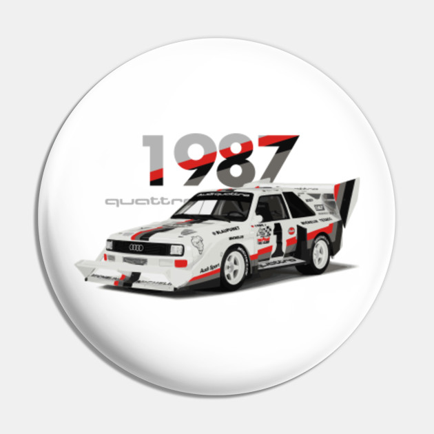 1987 Audi Quattro S1 Pikes Peak Race Car Rally Car Pin