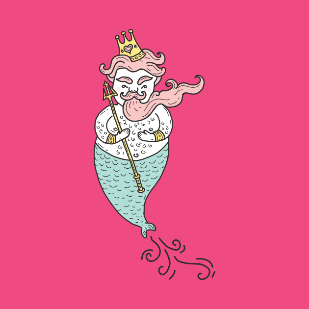 Merman illustration by JDawnInk