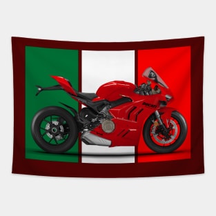 Italian Motorcycle Ducati Panigale V4 Tapestry