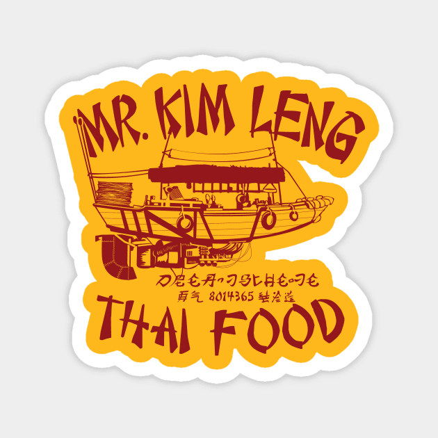 Mr. Kim Leng Thai Food Magnet by MindsparkCreative