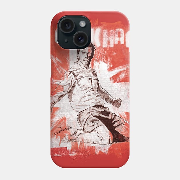 Legend Beckham Phone Case by renatodsc