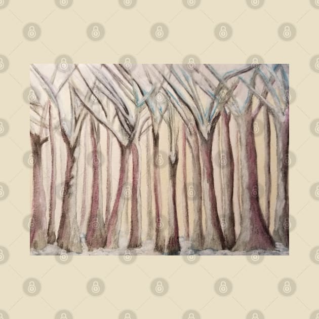 Winter Forest by teenamarie23art