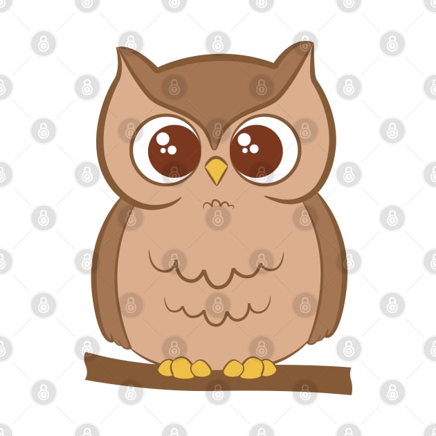 Cute Owl Awesome gift - for owl lovers by Ebhar