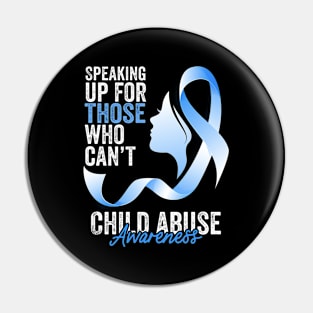 Child Abuse Prevention Awareness Month Blue Ribbon gift idea Pin