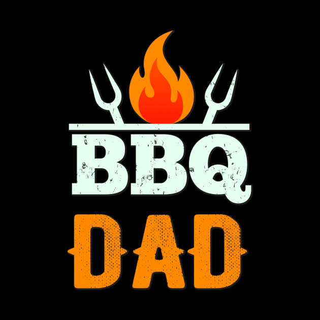 BBQ Dad Grilling Father Barbecue Fun by Foxxy Merch