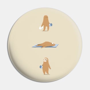 Sloth tan lines Pin