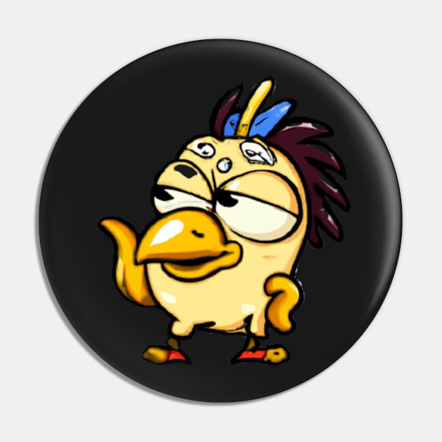 Cool Chick T-Shirt Pin by MoGaballah