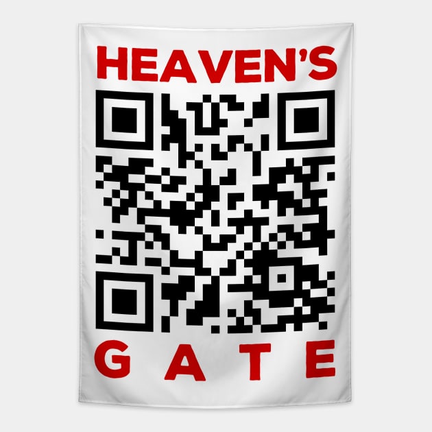 Rick Roll QR Code - Heaven's Gate Cult Tapestry by DankFutura