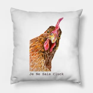 Peepen, the Golden Sex Link Hen Pillow