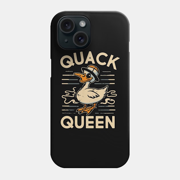 Quack Queen Duck Mom Phone Case by NomiCrafts