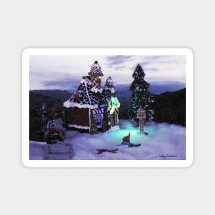 Winter Wonderland Snow Scene 2020 Magnet