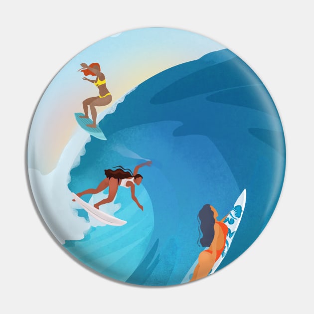 Surfers Pin by Petras