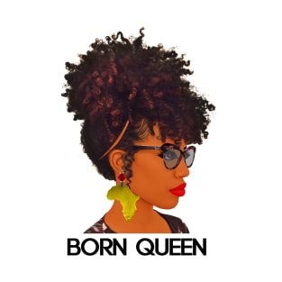 Black Queen Gift, Black Girl Magic Gift, Black Queen Born, Black Pride, Afro Woman, Black Queen T-Shirt