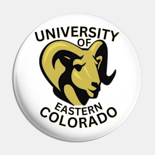 University of Eastern Colorado Classic vintage & Summer T-Shirt Pin