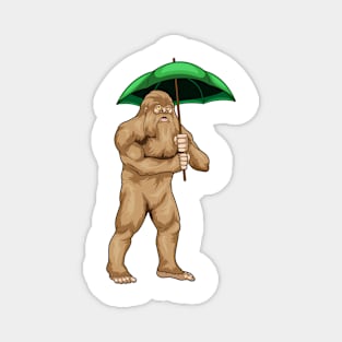 Bigfoot Halloween Umbrella Magnet