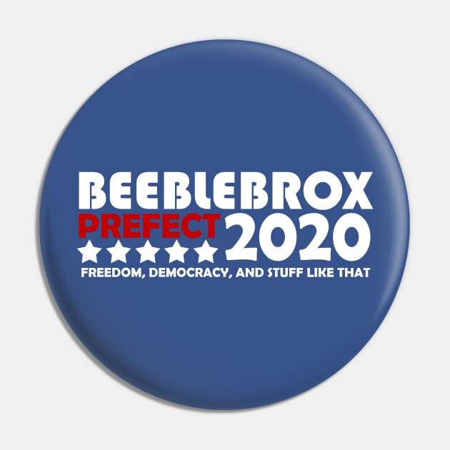 Beeblebrox-Prefect 2020 Pin by Galactic Hitchhikers