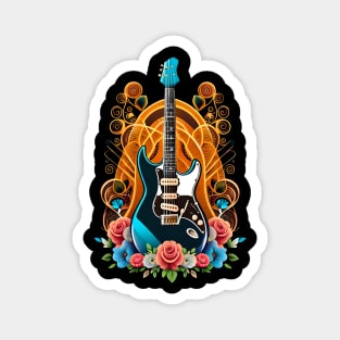 Electric guitar vibrant 33 Magnet