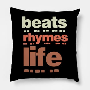 Beats Rhymes Life 22.0 Pillow