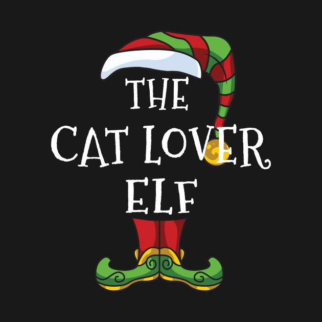 Cat Lover Elf Family Matching Christmas Holiday Group Gift Pajama by BeesTeez