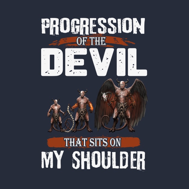 Progression of the Devil That Sits on My Shoulder by Mystik Media LLC