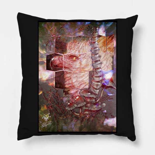 Harpy Eagle Pillow by Monstrous1