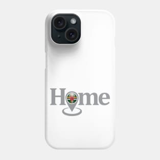 Dominica My Home with Google Maps Locate Icon Phone Case