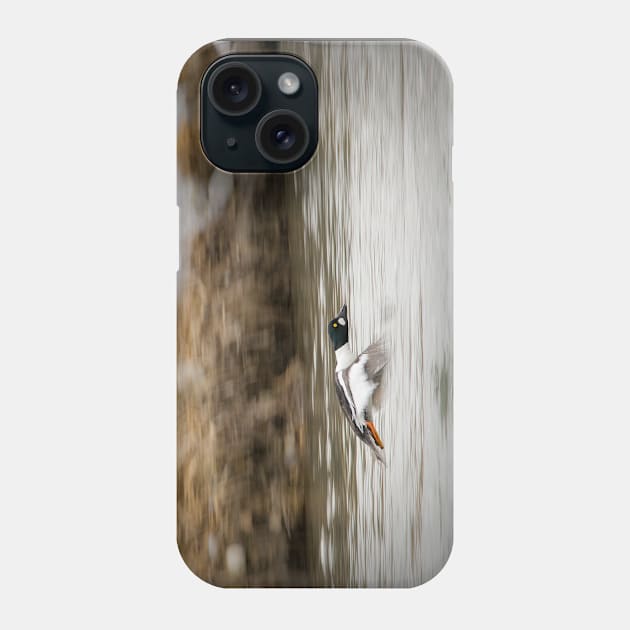 Goldeneye duck taking off. Phone Case by CanadianWild418