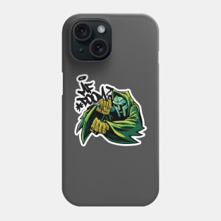 MF DOOM on the mic Phone Case