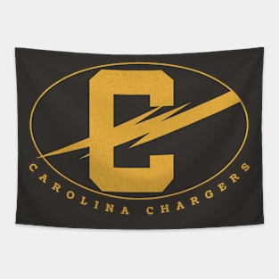 Classic Carolina Chargers Football 1981 Tapestry