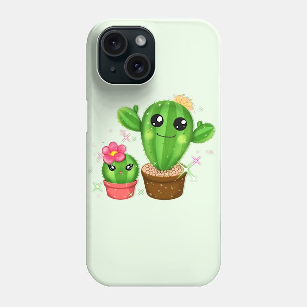 Cactus Cute Phone Case by  Chirido_Bin