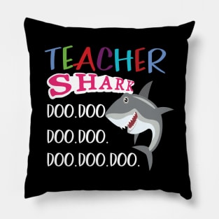 teacher shark doo.doo.doo Pillow