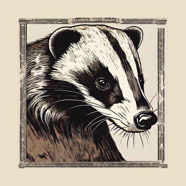 Ai Generated Badger by BoombasticArt