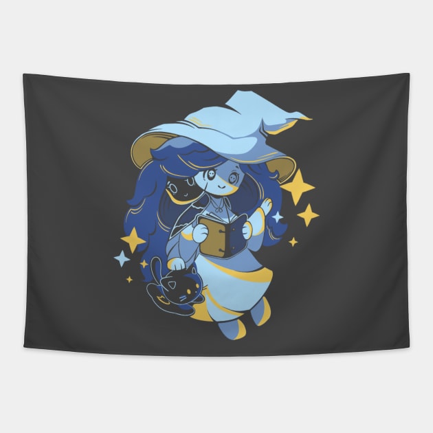 Blue witch Ranni Tapestry by ocarianya