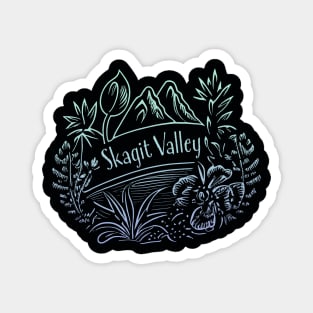 Skagit Valley Washington Souvenir Tulip Gardeners Floral Magnet