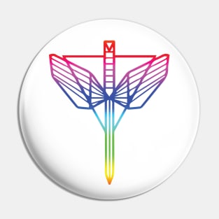 The Shield Symbol (Rainbow) - Wynonna Earp Pin