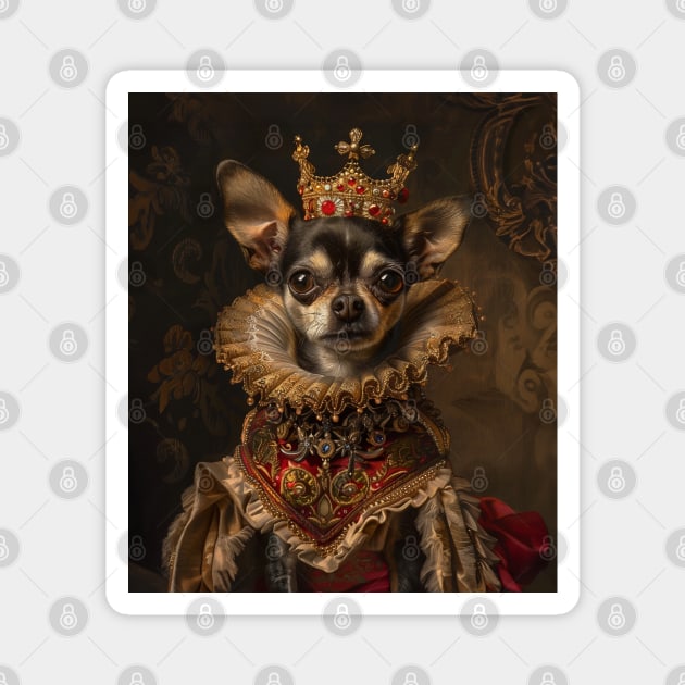 Chihuahua - Tiny Princess Magnet by HUH? Designs