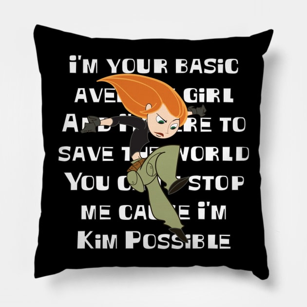 Kim Possible 2.0 Pillow by FoxtrotDesigns