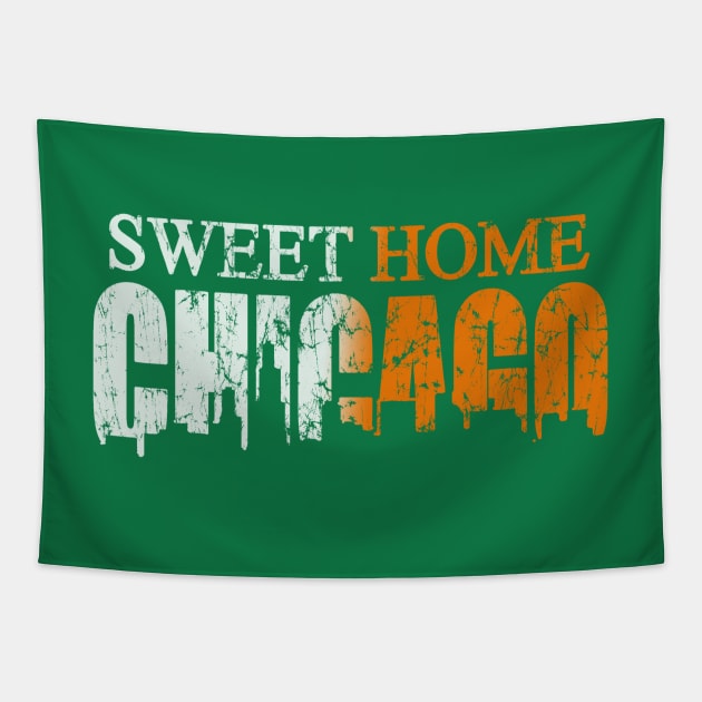 Irish Sweet Home Chicago Tapestry by E