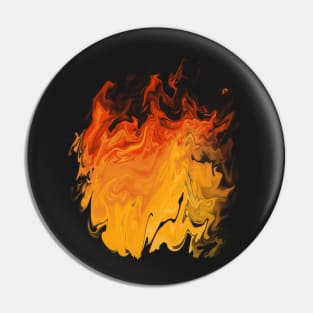 Fire burst aesthetic Pin